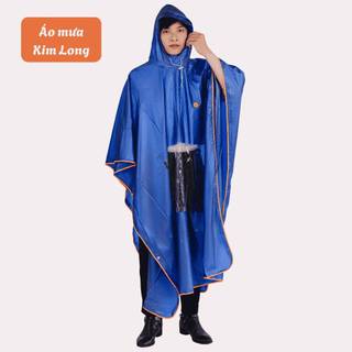 Áo mưa cánh dơi nhũ viền phản quang đi mưa xe máy, xe đạp