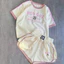 Sét Bé Gái HÌNH IN RED SOX K.Kid Bộ Mùa Hè Chất Liệu Cotton Size 8-20kg M99