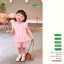Bộ Cộc Tay Cánh Tiên Cho Bé Gái Anminaza Vải Sợi Tre Mềm Mại Thấm Hút Tốt AMI0268
