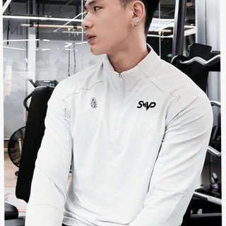 [SMPV] Áo Thun Nam Dài Tay Cổ Khóa Giữ Nhiêt Thể Thao Co Dãn 4 Chiều Size M-2XL Cho 45-90kg