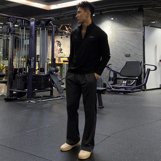 [SMPV] Áo Thun Nam Dài Tay Cổ Khóa Giữ Nhiêt Thể Thao Co Dãn 4 Chiều Size M-2XL Cho 45-90kg