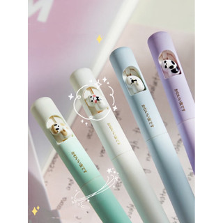 Bút Vô Tri - Bút Gel Mực Đen độc lạ Ngộ nghĩnh Gel Bút Khô Mịn Xoay Core Out Bút Đen Dễ Thương Ngộ nghĩnh Đẹp Xoắn bút