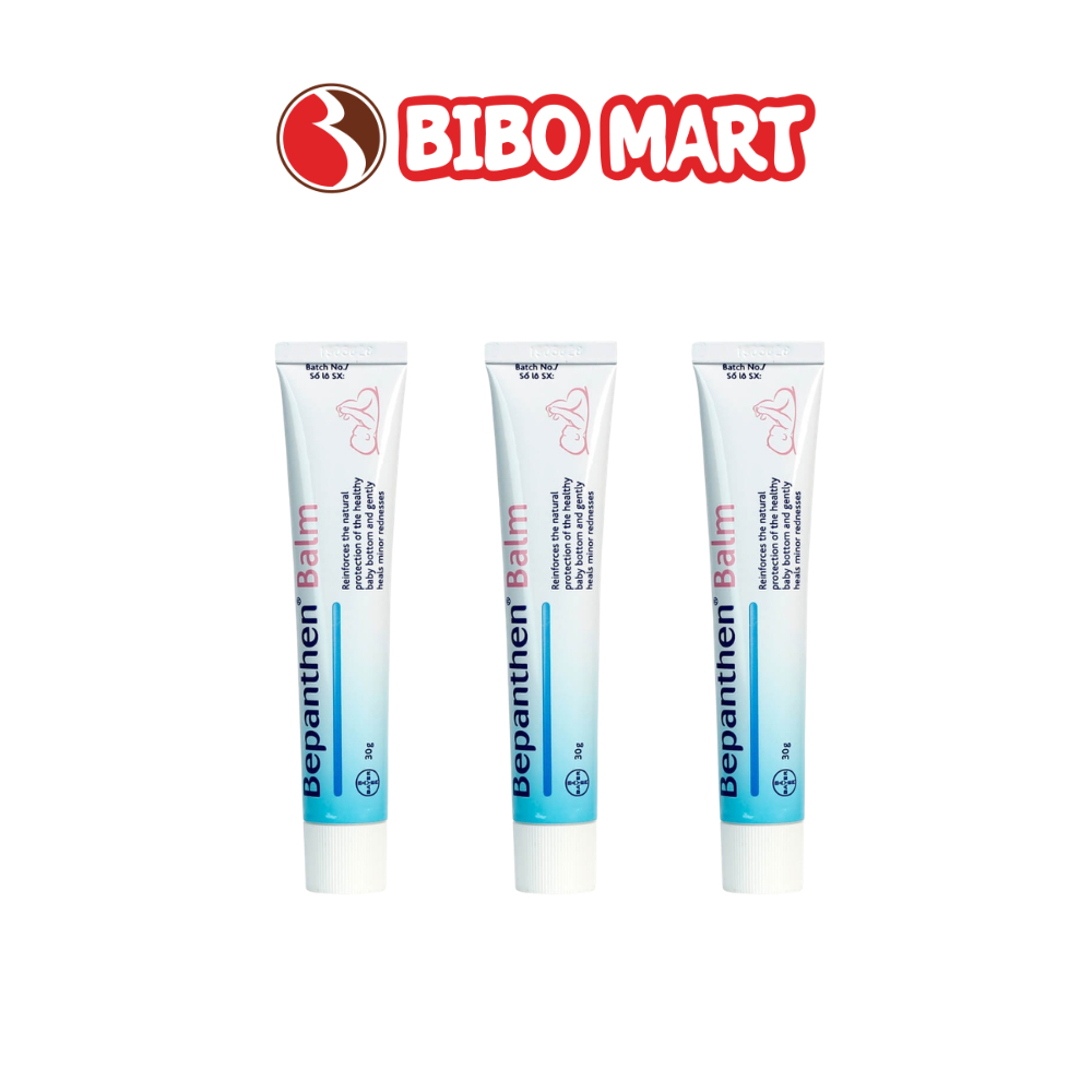 [KOL] Kem Hăm Bepanthen Balm Lành Tính An Toàn Dưỡng Ẩm Cho Da Bé Tuýp 30g - Bibo Mart