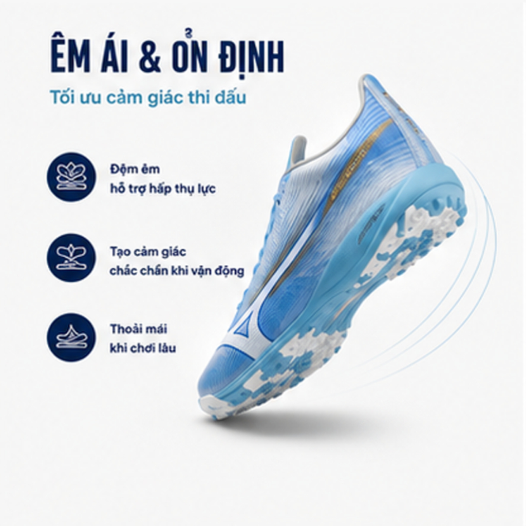 Giày Đá Bóng Mizuno Alpha III Elite AS Chính Hãng – Upper Mềm, Cảm Giác Bó | BigBuy360 - bigbuy360.vn
