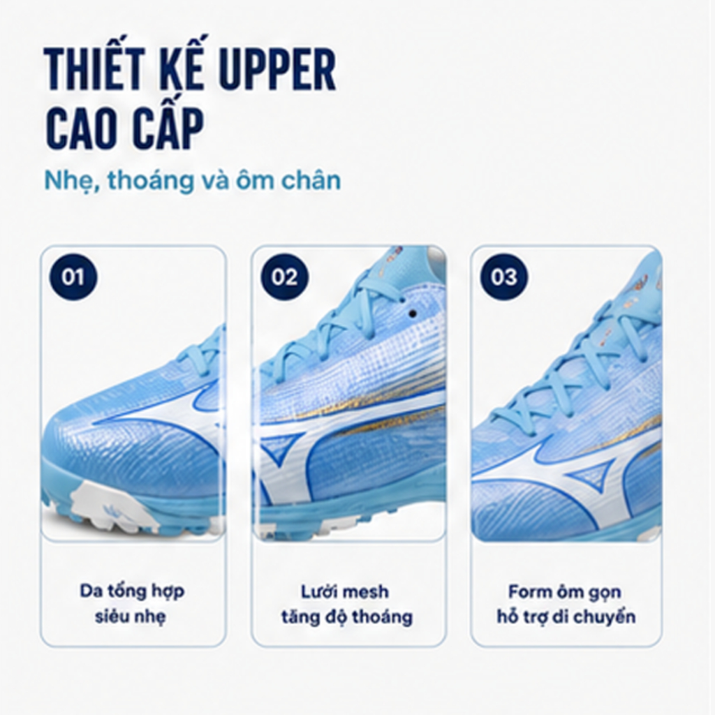 Giày Đá Bóng Mizuno Alpha III Elite AS Chính Hãng – Upper Mềm, Cảm Giác Bó | BigBuy360 - bigbuy360.vn
