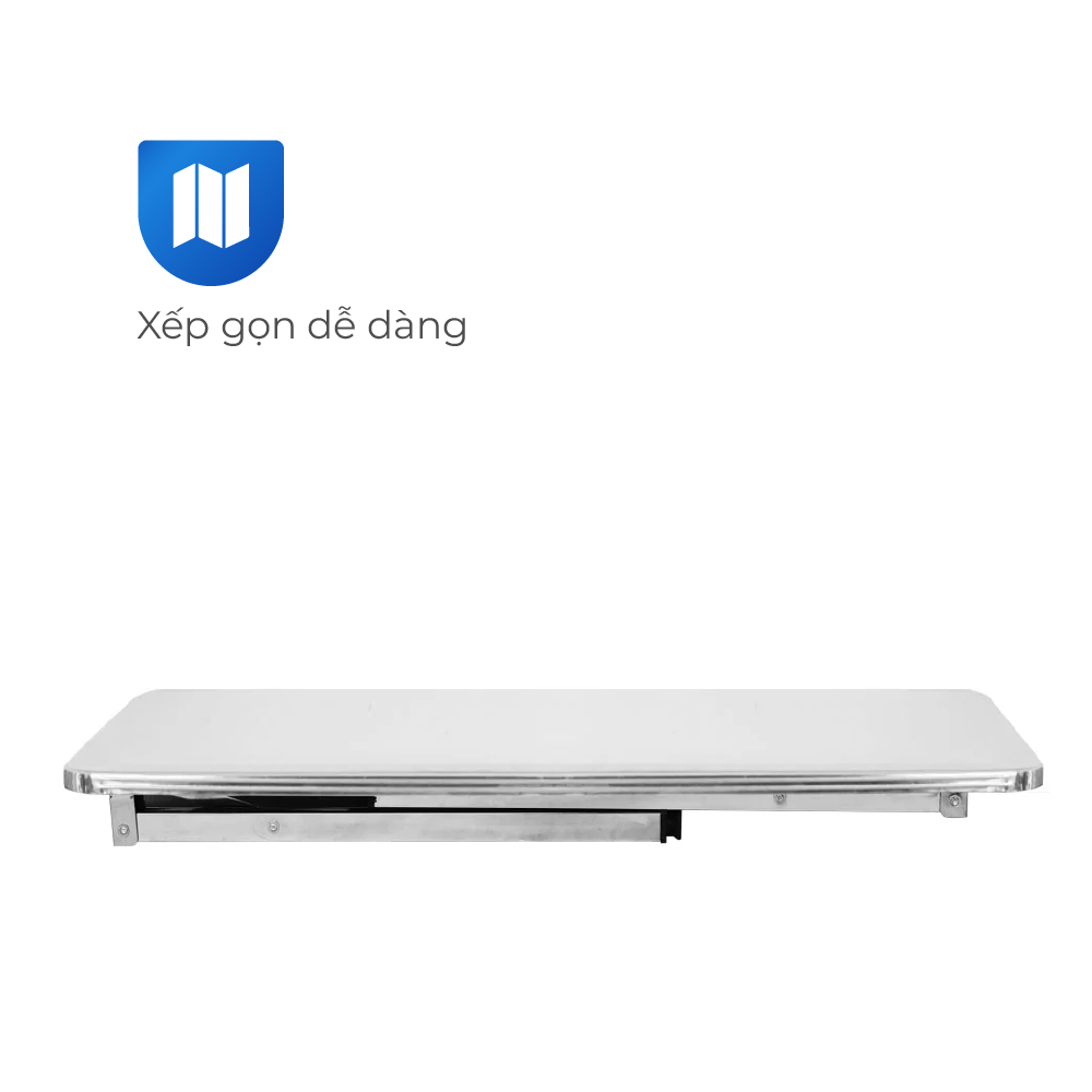 Bàn inox gấp gọn Felix Inno QUI PHÚC, inox 201 cao cấp, chống gỉ, bàn cao 75cm, đa dạng kích thước