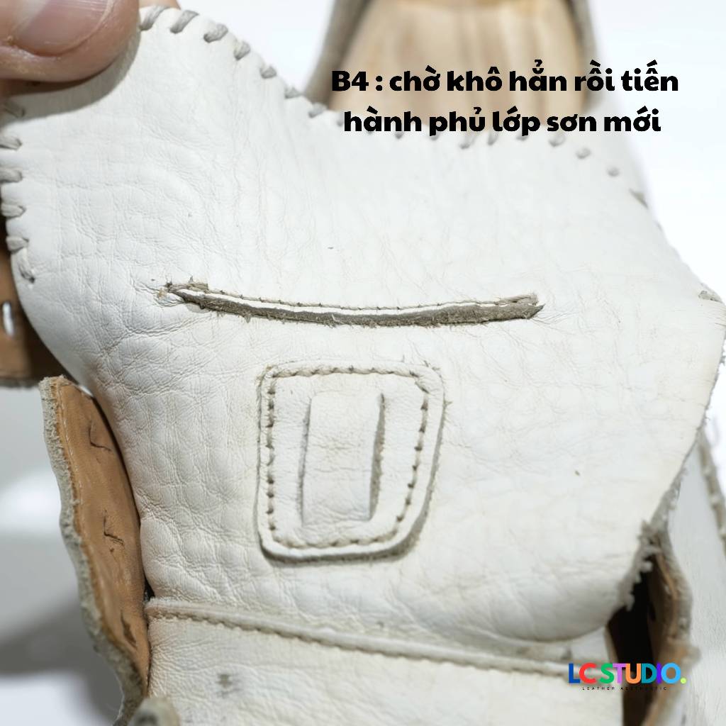 Leather Prep Tẩy Sơn Xử Lí Vết Bẩn Cứng Đầu Cho Đồ Da, Giày Dép, Túi Xách, Sofa, Ghế Da Ô tô LC Studio.