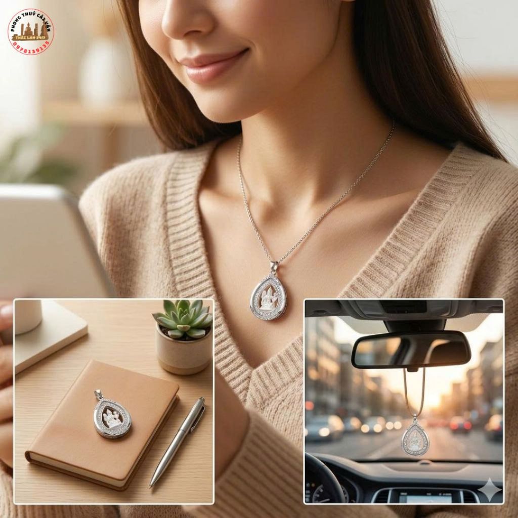Mặt Dây Đeo Trang Trí Chất Liệu Bạc Thiết Kế Sắc Sảo - Phụ Kiện Nhỏ Gọn 1.7cm