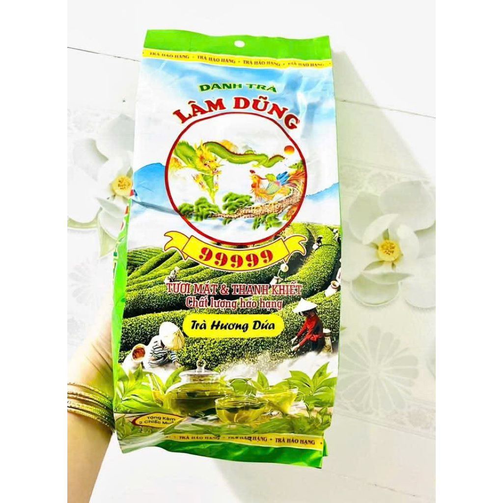 Trà Dứa Lâm Dũng ( 1 gói tặng kèm 2 muỗng inox304)