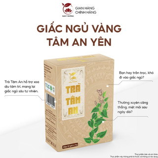 Trà Thảo Mộc Tâm an hỗ trợ ngủ ngon, sâu giấc, giảm mệt mỏi tiến sĩ Trần hoàng hải dạng túi lọc