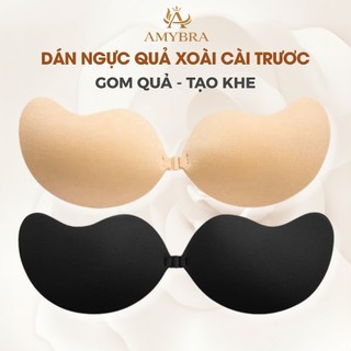 Áo Dán Ngực Quả Xoài, Miếng Dán Ngực Cài Trước Tạo Khe AMYBRA D0129