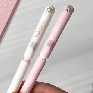 Bút Mèo - Bút Gel Động Vật Vui Nhộn 0.5 Mm Dễ Thương Nhanh Khô Bút Học Tập & Văn Phòng Bút Đen Mèo Con