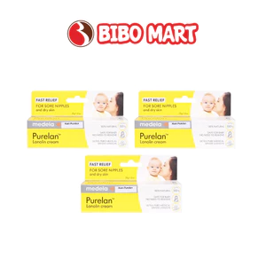 Kem Bôi Nứt Đầu Ti Medela Purelan Cho Mẹ Tăng Độ Đàn Hồi Tự Nhiên Tuýp 7g 37g - Bibo Mart