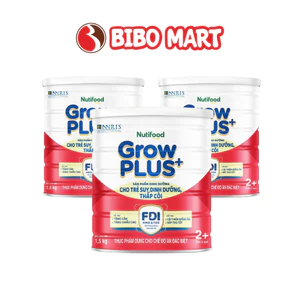 Sữa GrowPLUS+ Đỏ 2+ Cho Bé Trên 2 Tuổi Lon 850g 1.5kg Hỗ Trợ Tiêu Hóa Tốt - Bibo Mart