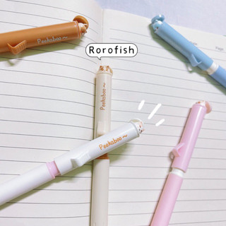 Bút Mèo - Bút Gel Động Vật Vui Nhộn 0.5 Mm Dễ Thương Nhanh Khô Bút Học Tập & Văn Phòng Bút Đen Mèo Con