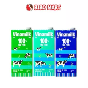 Sữa Tươi Tiệt Trùng Vinamilk Có Đường Không Đường Ít Đường Giúp Bé Cao Lớn Khỏe Mạnh Hộp 1 Lít