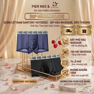 Quần Lót Nam Boxer Santony HXYS0002 - Công Nghệ Sịp Hàu Massage, Kháng Khuẩn 100A