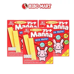 Bánh Ăn Dặm Morinaga Manna Tăng Cường Miễn Dịch Cho Bé Từ 9 Tháng 35g 52g - Bibo Mart