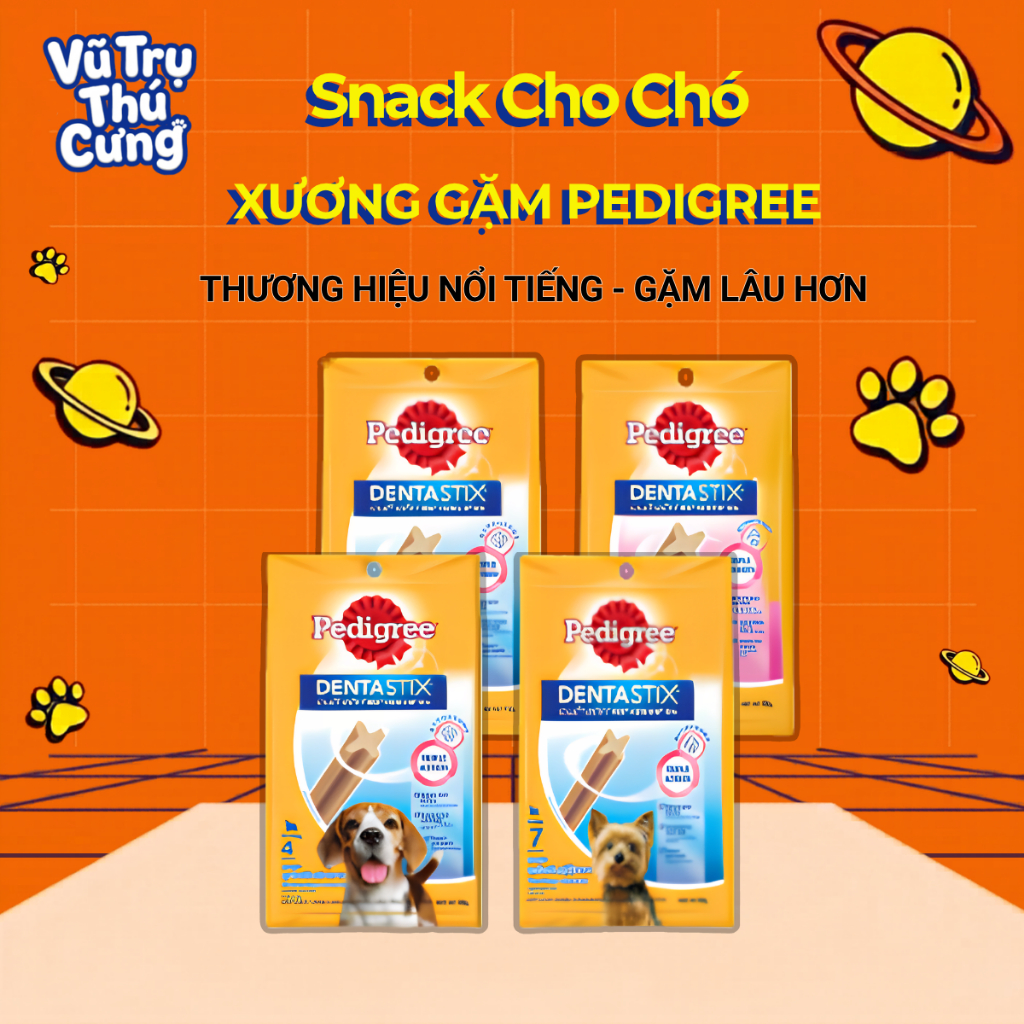 Bánh Thưởng Cho Chó Gặm Sạch Răng Pedigree Dentastix Chăm Sóc Răng Miệng