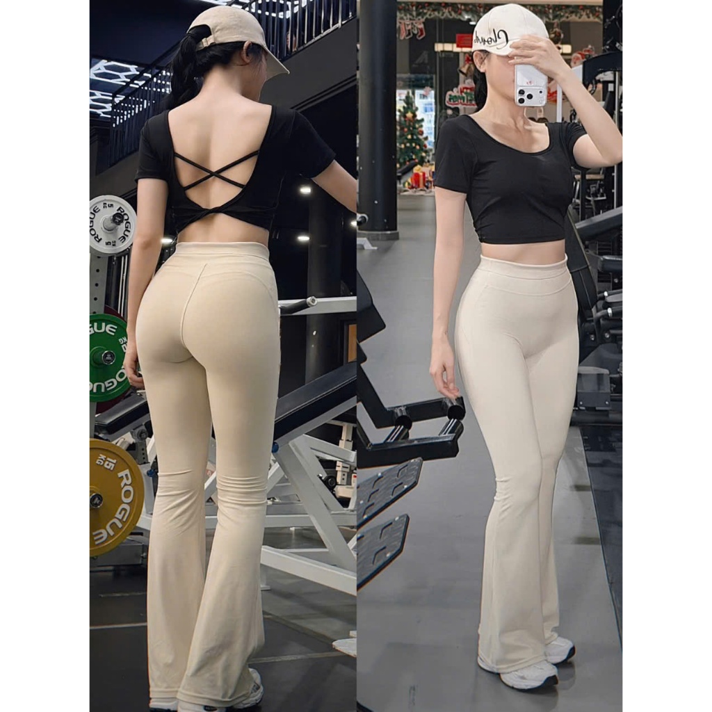 MIDORI SPORT - ÁO CROPTOP XOẮN LƯNG C9 - POLLY THUN LẠNH - MÚT RỜI - THÍCH HỢP ĐI TẬP GYM , YOGA , AEROBIC