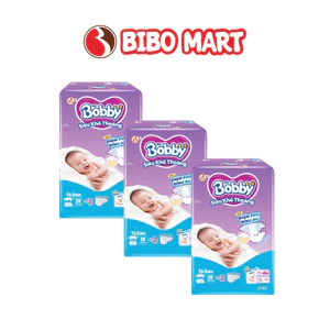 Tã Dán Bobby Lõi Nén Cottton Siêu Thấm Hút Thoáng Khí Dành Cho Bé Sơ Sinh - Bibo Mart