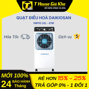 Quạt điều hòa Daikiosan DM110 32L - 81W Làm Mát Hiệu Quả Độ Bền Cao BH12 Tháng