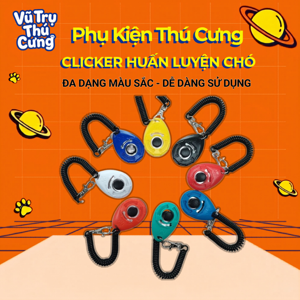 Clicker huấn luyện Chó nghe lời, Poodle, Pug, Husky, Chihuahua...