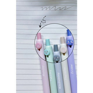 Bút Mực Đen Ngòi 0.5mm Hình Biểu Tượng Cảm Xúc Sáng Tạo Vô Tri
