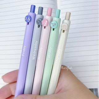 Bút Mực Đen Ngòi 0.5mm Hình Biểu Tượng Cảm Xúc Sáng Tạo Vô Tri