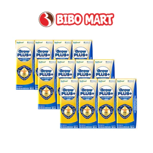 Thùng 48 Hộp Sữa Non Pha Sẵn GrowPLUS+ Vàng Hộp 110/180ml Cho Bé Trên 2 Tuổi - Bibomart