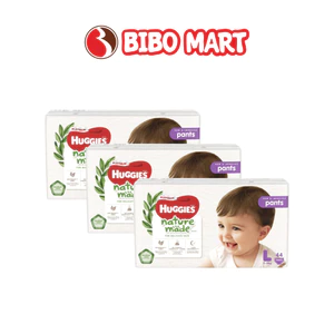 Bỉm Tã Quần Huggies Platinum Nature Made Khóa Tràn Size M58 L44 XL38 XXL26 Cho Bé - Bibo Mart
