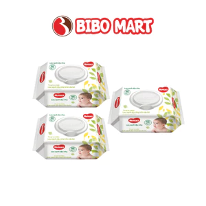 Khăn Giấy Ướt Huggies Không Mùi Không Chứa Cồn Sạch Nhẹ Dịu Lành Tính Cho Bé 80 Tờ - Bibo Mart
