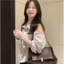 Áo Sơ Mi Kẻ Sọc Nữ Hở Vai Cách Điệu, Áo Kiểu Tay Bồng Trễ Vai Tôn Dáng Sexy Thanh Lịch Élan Sweet