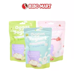 Sữa Chua Khô Sấy Lạnh Oggas Yogurt Nhiều Vị Gói 18g Ăn Dặm Cho Bé - Bibo Mart