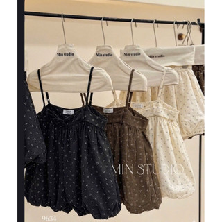 LT - Set hai dây bồng bí mix quần short bồng free size 1725