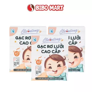 Gạc Rơ Lưỡi Cao Cấp CleAntong Chất Liệu Mềm Mại An Toàn Cho Bé Hộp 20 Cái 60 Cái - Bibo Mart
