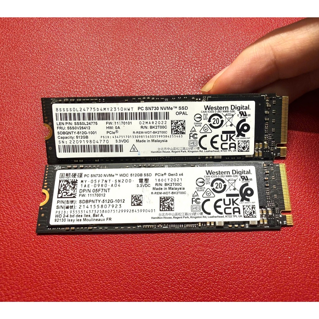 Ổ Cứng WD NVME M.2 512GB SN730 Gen 3 – Tốc độ cao - hàng chính