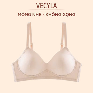 Áo lót nữ đệm mỏng AL 2207, Áo ngực học sinh không gọng cotton gân tăm đệm mỏng vạt chéo sexy mềm mại BC_CHIC LINGERIE