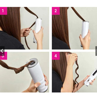 Máy Uốn Tóc Let's Queen Hàn Quốc S100 Màu Hồng ( mới 100%)