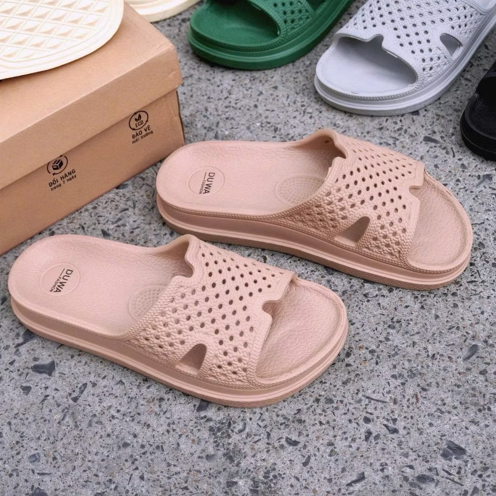 Dép tổ ong nam nữ, dép quai ngang bản to thoáng khí siêu nhẹ, êm chân(from to-lùi 1size)