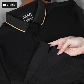 Áo Polo Nam MENTORIS, Áo Polo Cotton Thoáng Khí,Form Regular Fit Tôn Dáng,Thiết Kế Trẻ Trung MPS207R