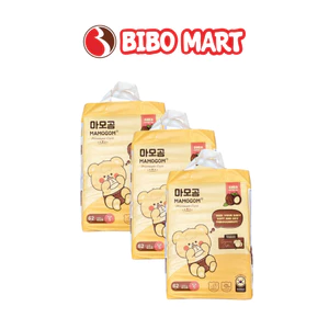 Tã Bỉm Dán Mamogom Hữu Cơ Rãnh Chống Tràn 3D Size NB40 S62 M52 Thấm Hút Tốt Cho Bé - Bibomart