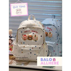 Balo Nữ Họa Tiết Ngôi Sao Dễ Thương BL623