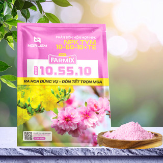 🌸 NPK 10-55-10+TE Farmix 50gram – Giải Pháp Kích Hoa Nhanh, Nở Đúng Thời Điểm