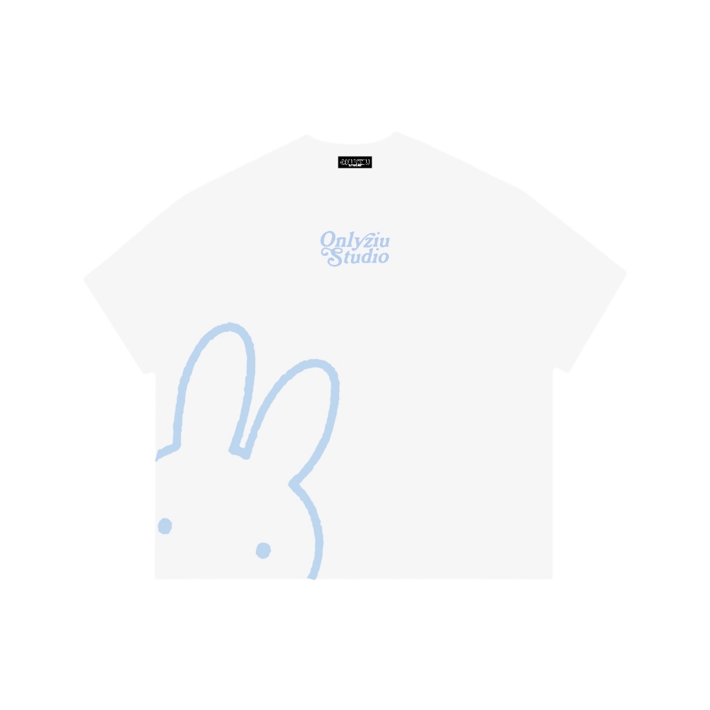 [OLZ007] Áo Thun Boxy Tay Ngắn Local Brand ONLYZIU Form Rộng 250gsm "THỎ" Cotton Áo Phông Form Rộng Kiểu Đẹp Unisex