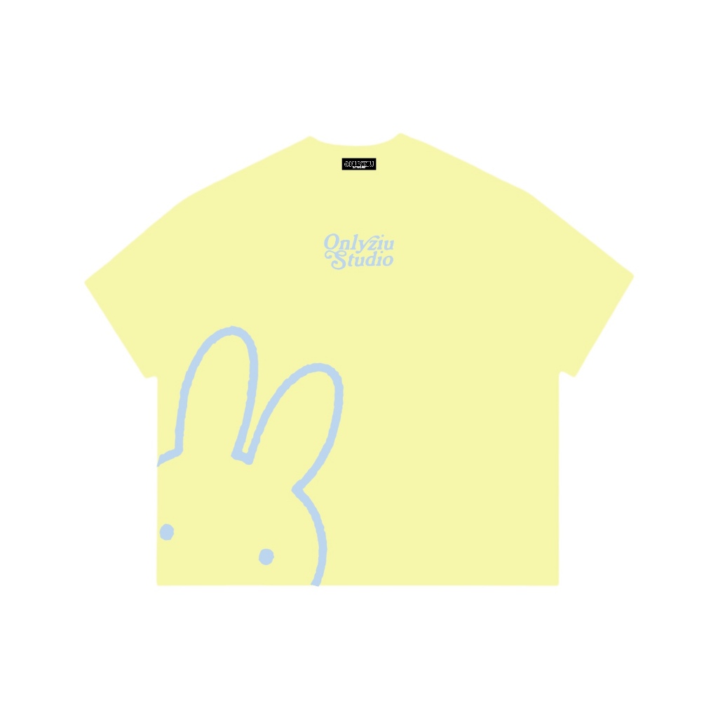 [OLZ007] Áo Thun Boxy Tay Ngắn Local Brand ONLYZIU Form Rộng 250gsm "THỎ" Cotton Áo Phông Form Rộng Kiểu Đẹp Unisex