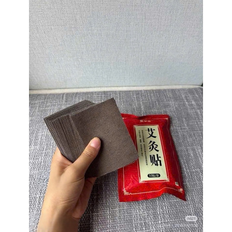 Miếng Dán Ngải Cứu Thảo Dược – Hỗ Trợ Giảm Đau Mỏi Cổ Vai Gáy, Lưng, Gối, Mắt Cá Chân - 200 miếng