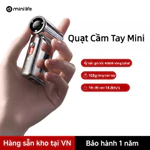 mini life Quạt cầm tay 108g thiết kế nâng cấp pin lâu tốc độ cao sạc USB quạt turbo mạnh mẽ kiểu dáng thời trang bỏ túi — ảnh 1
