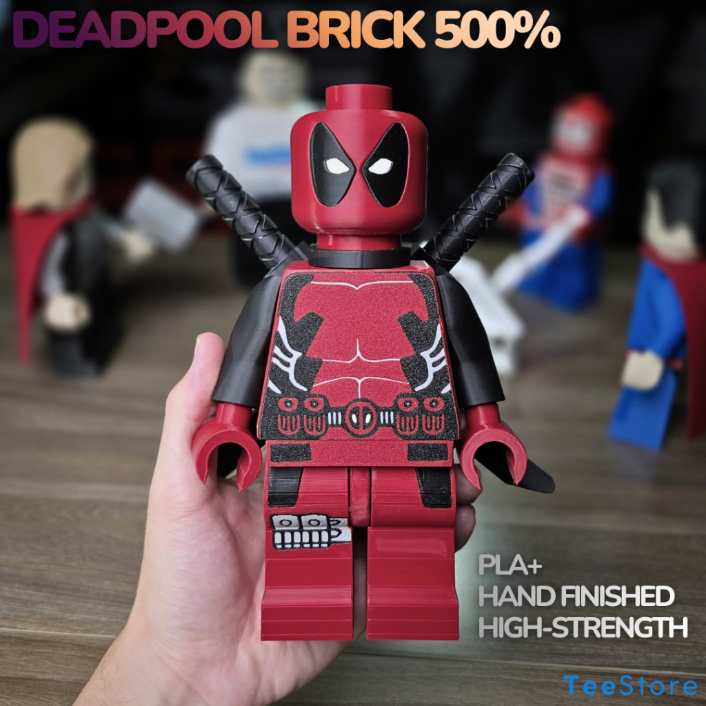 [500%] Mô Hình Brick Hồ Bơi Tử Thần 20cm | Mega Figure 500% PLA+ Decor | Ma Vồ Collection