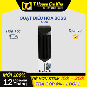 Quạt điều hòa Boss S-106 Độ Bền Cao Thiết Kế Hiện Đại BH 24 Tháng
